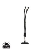 LoopAmp RCS RPET adjustable phone wrist strap 60W cable