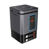 Urban Vitamin Sacramento 105W GAN charger+retractable cables