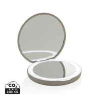 Lumora RCS recycled plastic LED re-chargeable make-up mirror