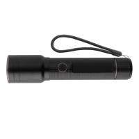 RCS recycled aluminium USB-rechargeable heavy duty torch