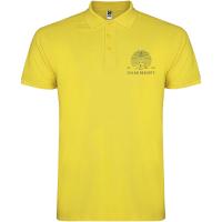 Star short sleeve men's polo