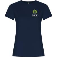 Golden short sleeve women's t-shirt