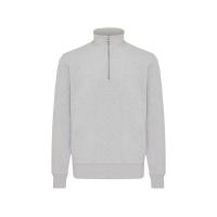 IQONIQ Elgon recycled cotton quarter zip sweater