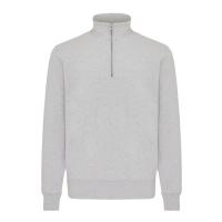 IQONIQ Elgon recycled cotton quarter zip sweater