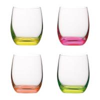 HATTA set of 4 neon glasses