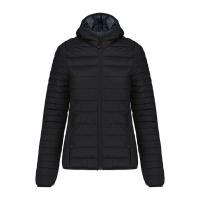 LADIES' LIGHTWEIGHT HOODED PADDED JACKET