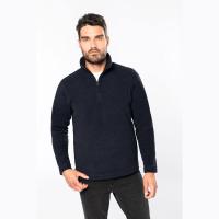 ENZO - ZIP NECK MICROFLEECE JACKET
